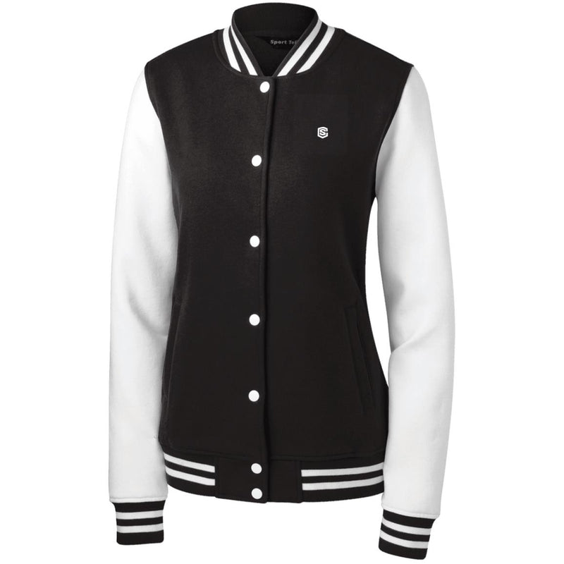 Illustrator White Logo LST270 Women's Fleece Letterman Jacket