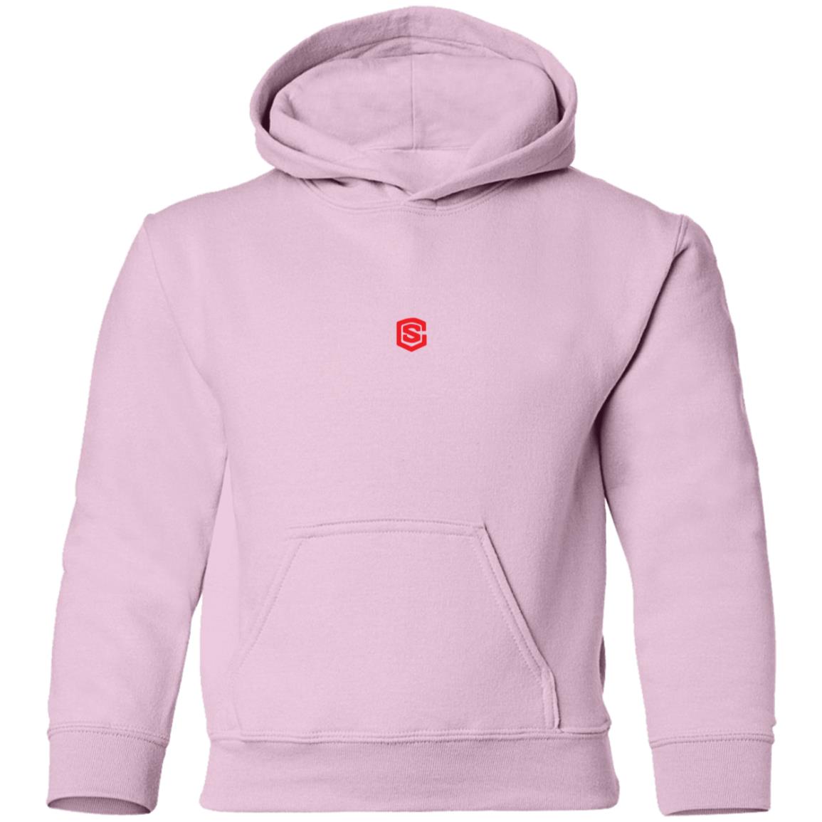 Illustrator Red Logo G185B Youth Pullover Hoodie
