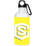 white (2) 23663 20 oz. Stainless Steel Water Bottle