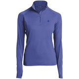 Illustrator Blue Logo LST850 Women's 1/2 Zip Performance Pullover