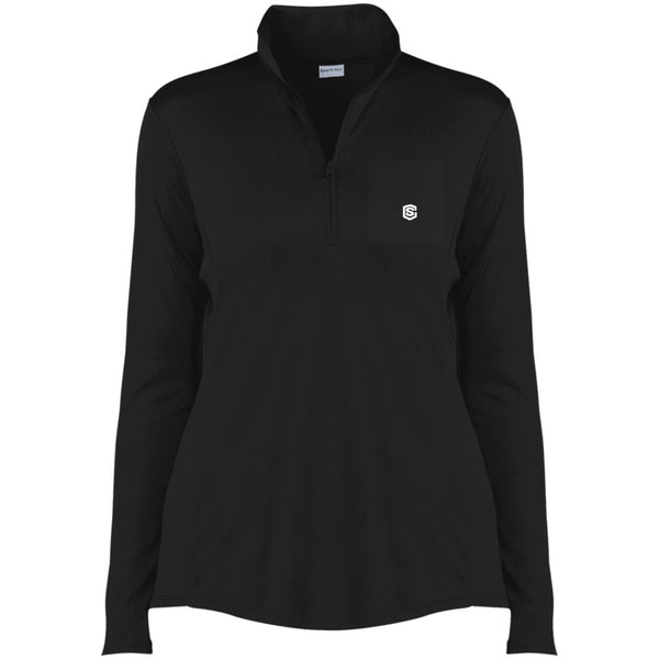 Illustrator White Logo LST357 Ladies' Competitor 1/4-Zip Pullover