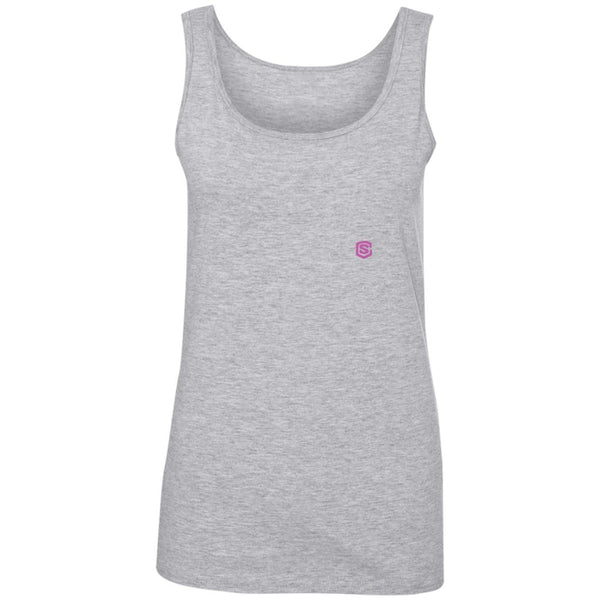 Illustrator Pink Logo 882L Ladies' 100% Ringspun Cotton Tank Top