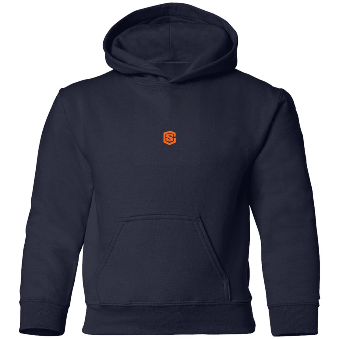 Illustrator Orange Logo G185B Youth Pullover Hoodie
