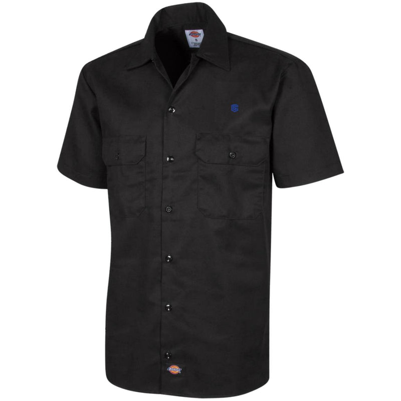 Illustrator Blue Logo 1574 Men's Short Sleeve Workshirt