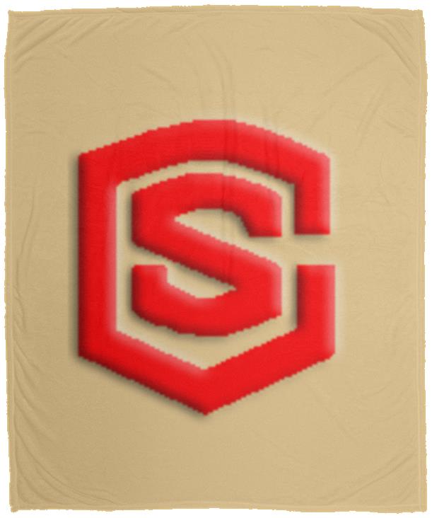 red (2) VPM Cozy Plush Fleece Blanket - 50x60