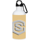 silver (2) 23663 20 oz. Stainless Steel Water Bottle