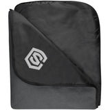silver (2) TB850 Fleece & Poly Travel Blanket