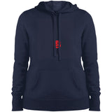 Illustrator Red Logo LST254 Ladies' Pullover Hooded Sweatshirt