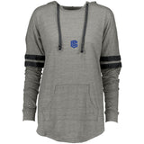 Illustrator Blue Logo 229390 Ladies Hooded Low Key Pullover