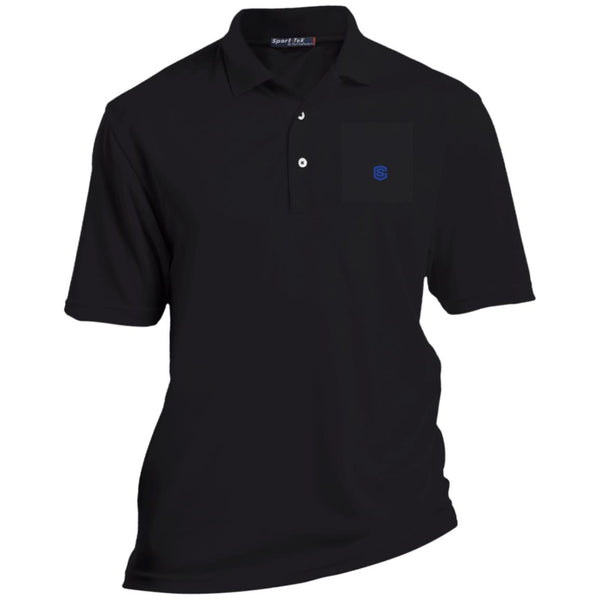 Illustrator Blue Logo TK469 Tall Dri-Mesh Short Sleeve Polo