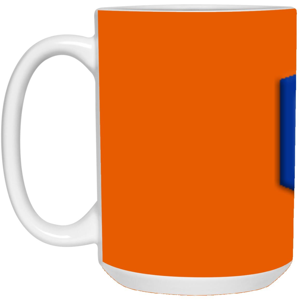 blue (2) 21504 15 oz. White Mug