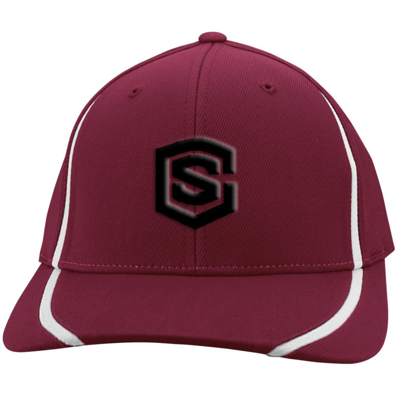 black (2) STC16 Flexfit Colorblock Cap