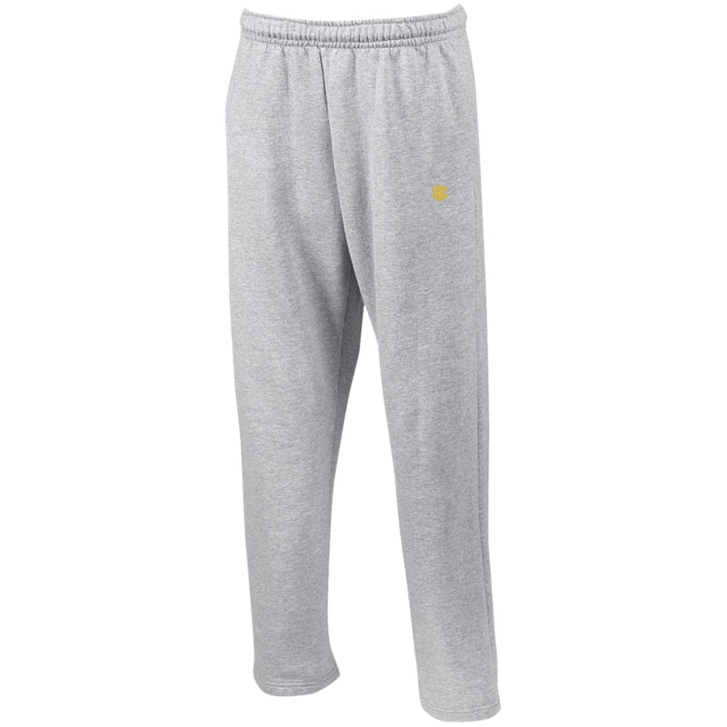 Illustrator Gold Logo G123 Open Bottom Sweatpants with Pockets