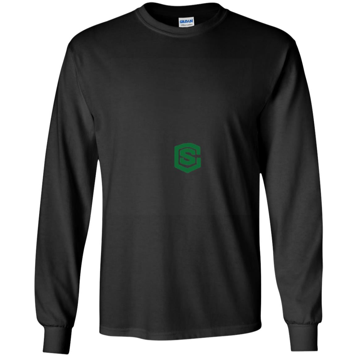 Illustrator Green Logo G240B Youth LS T-Shirt