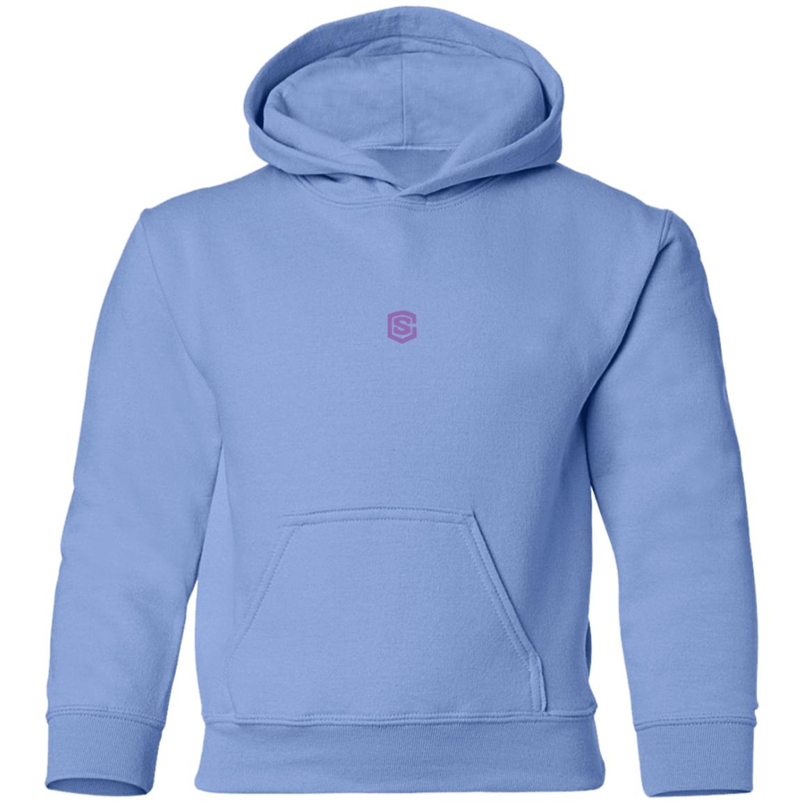 Illustrator Purple Logo G185B Youth Pullover Hoodie