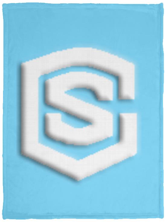 white (2) VPS Cozy Plush Fleece Blanket - 30x40