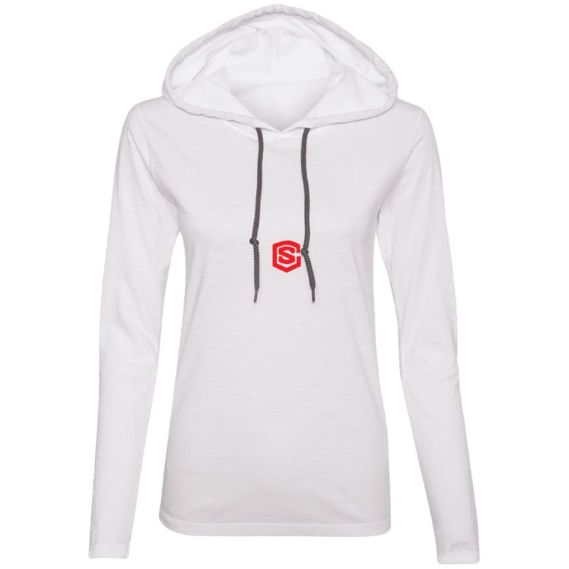 Illustrator Red Logo 887L Ladies' LS T-Shirt Hoodie