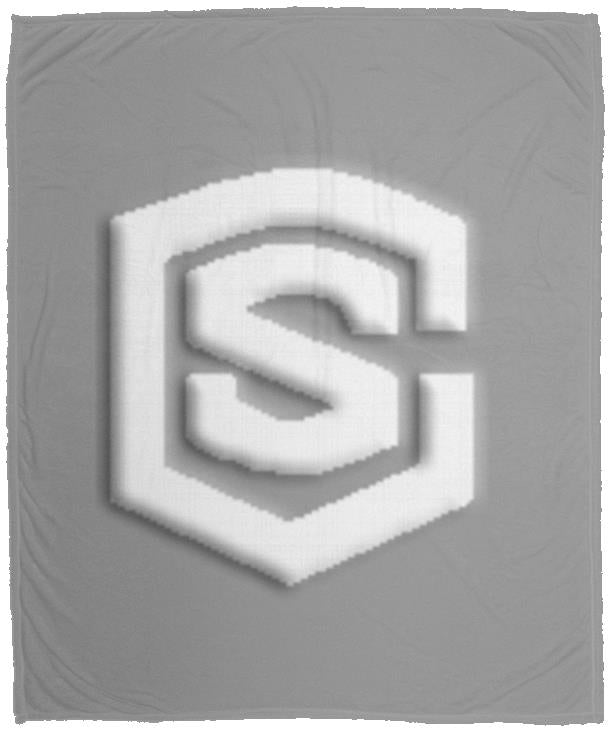 white (2) VPM Cozy Plush Fleece Blanket - 50x60