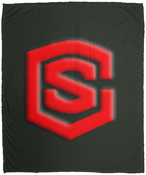 red (2) VPM Cozy Plush Fleece Blanket - 50x60