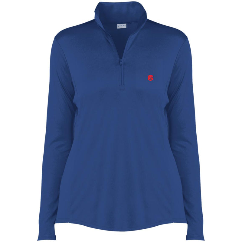 Illustrator Red Logo LST357 Ladies' Competitor 1/4-Zip Pullover