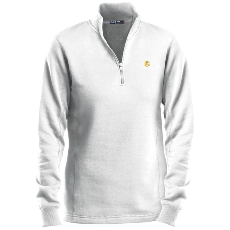 Illustrator Gold Logo LST253 Ladies' 1/4 Zip Sweatshirt