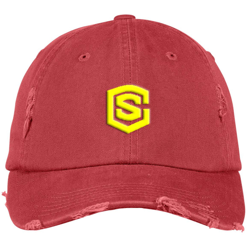 yellow (3) DT600 Distressed Dad Cap