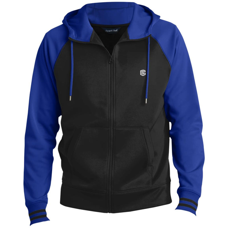 Illustrator Silver Logo ST236 Men's Sport-Wick® Full-Zip Hooded Jacket