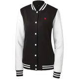 Illustrator Red Logo LST270 Women's Fleece Letterman Jacket