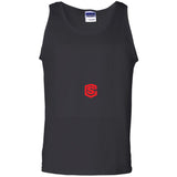 Illustrator Red Logo G220 100% Cotton Tank Top