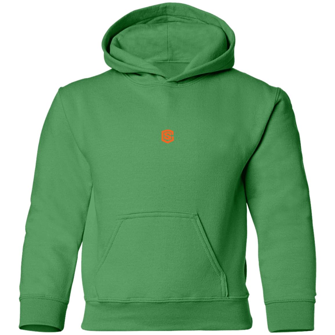 Illustrator Orange Logo G185B Youth Pullover Hoodie