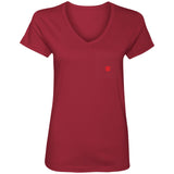 Illustrator Red Logo 88VL Ladies' V-Neck T-Shirt