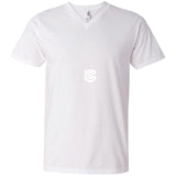 Illustrator White Logo 982 Men's Printed V-Neck T-Shirt