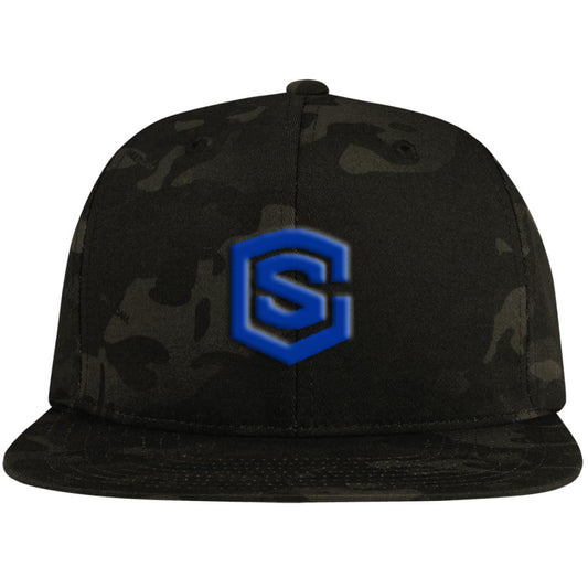blue (2) STC19 Flat Bill High-Profile Snapback Hat