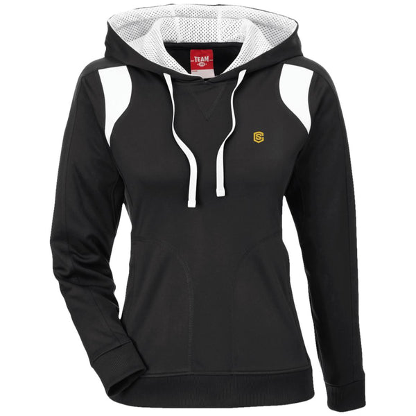 Illustrator Gold Logo TT30W Ladies' Colorblock Poly Hoodie