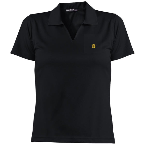 Illustrator Gold Logo L469 Ladies' Dri-Mesh Short Sleeve Polo