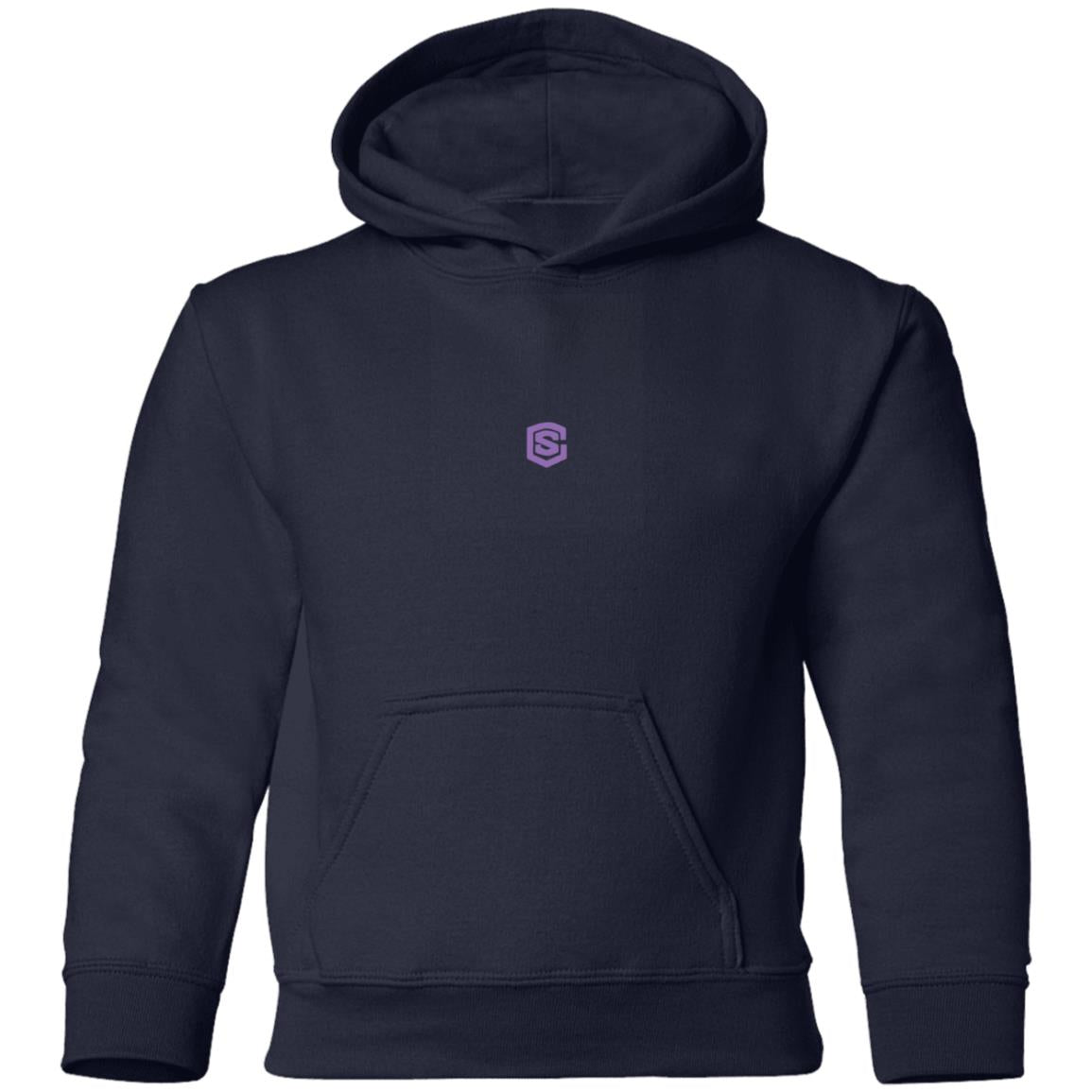 Illustrator Purple Logo G185B Youth Pullover Hoodie