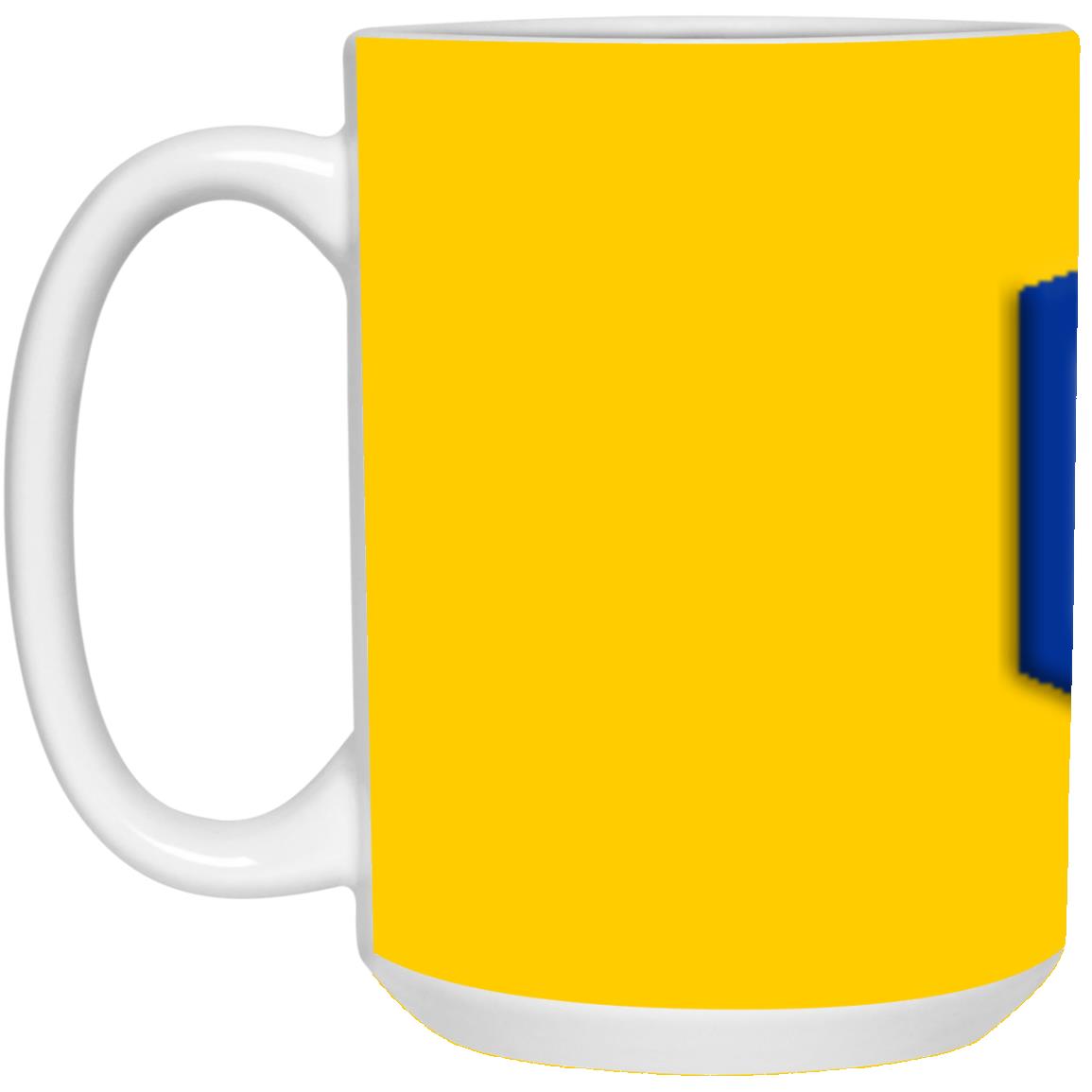 blue (2) 21504 15 oz. White Mug