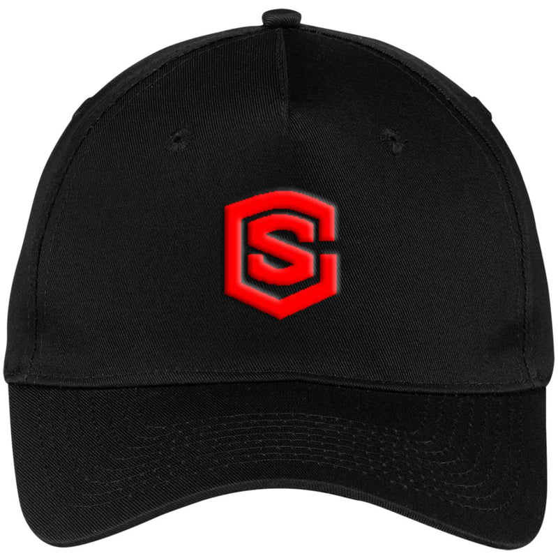 red (2) CP86 Five Panel Twill Cap