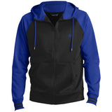 Illustrator Blue Logo ST236 Men's Sport-Wick® Full-Zip Hooded Jacket