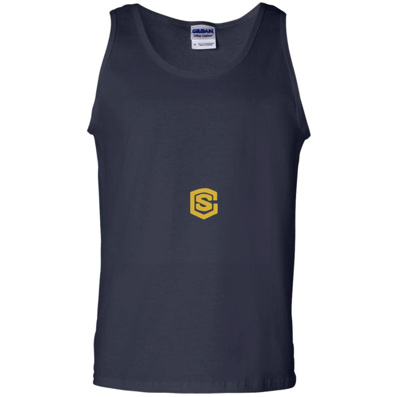 Illustrator Gold Logo G220 100% Cotton Tank Top