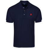 Illustrator Red Logo K420 Cotton Pique Knit Polo