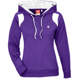 Illustrator White Logo TT30W Ladies' Colorblock Poly Hoodie