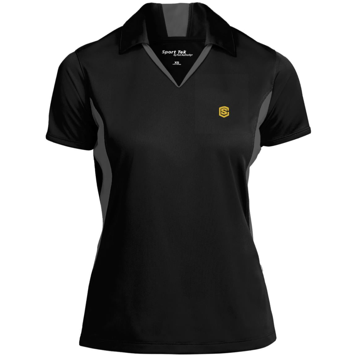 Illustrator Gold Logo LST655 Ladies' Colorblock Performance Polo