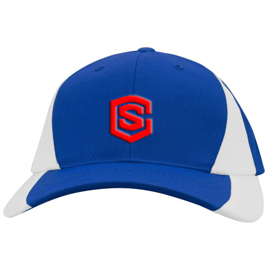 red (2) YSTC11 Youth Mid-Profile Colorblock Cap