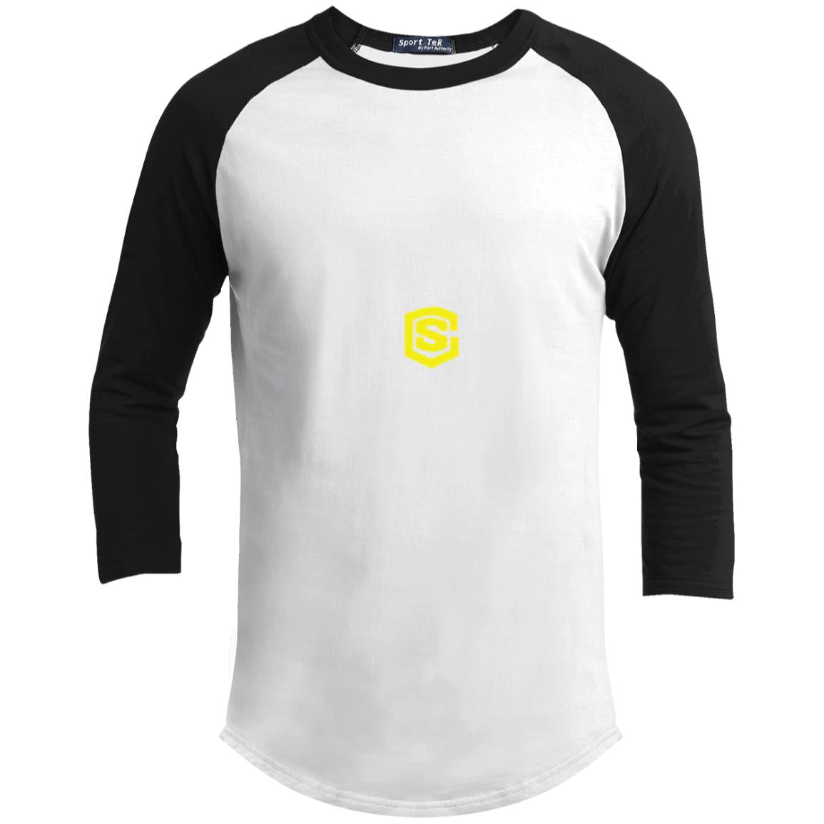 Illustrator Yellow Logo YT200 Youth 3/4 Raglan Sleeve Shirt