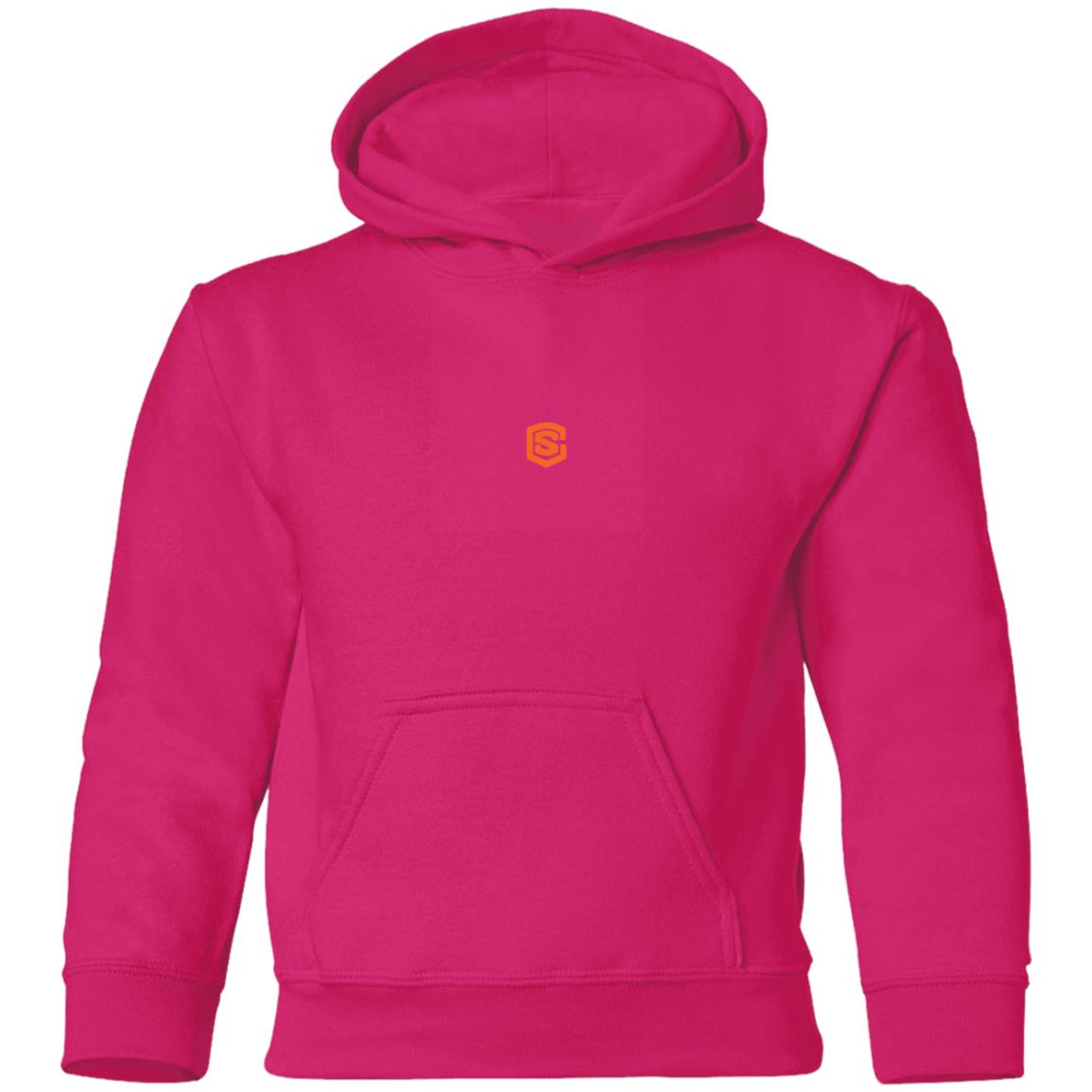 Illustrator Orange Logo G185B Youth Pullover Hoodie