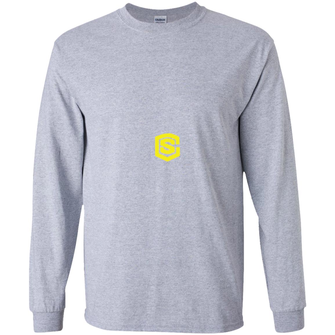 Illustrator Yellow Logo G240B Youth LS T-Shirt