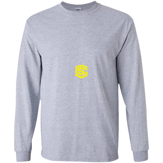 Illustrator Yellow Logo G240B Youth LS T-Shirt