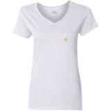 Illustrator Gold Logo G500VL Ladies' 5.3 oz. V-Neck T-Shirt