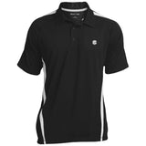 Illustrator White Logo ST685 Men's Colorblock 3-Button Polo